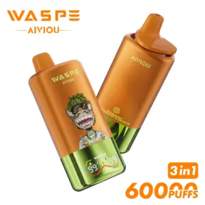 WASPE AIVIOU 60K Puffs Drei Geschmäcker in einer riesigen Einweg-Vape