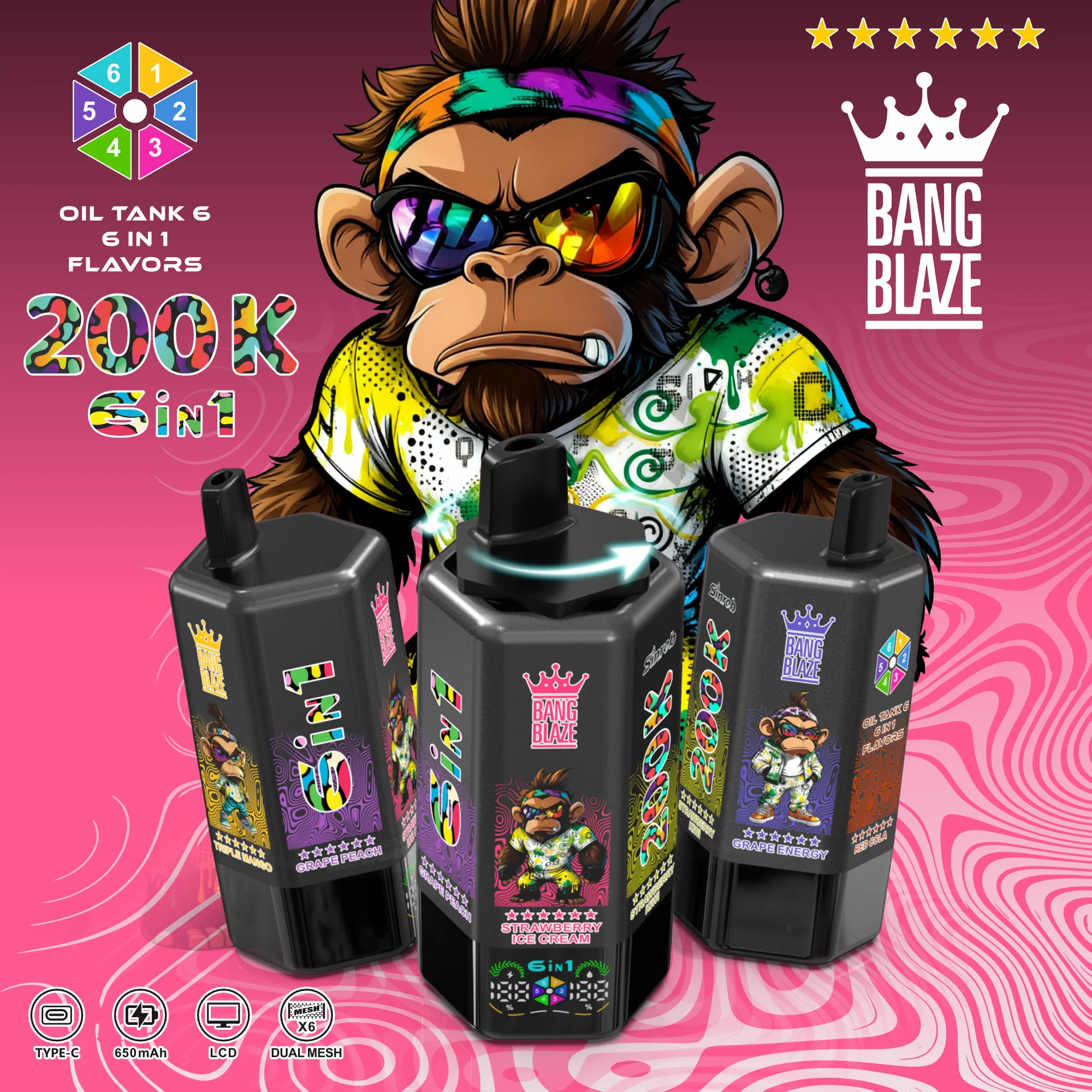 BANG BLAZE 200K Puffs – Bild 8