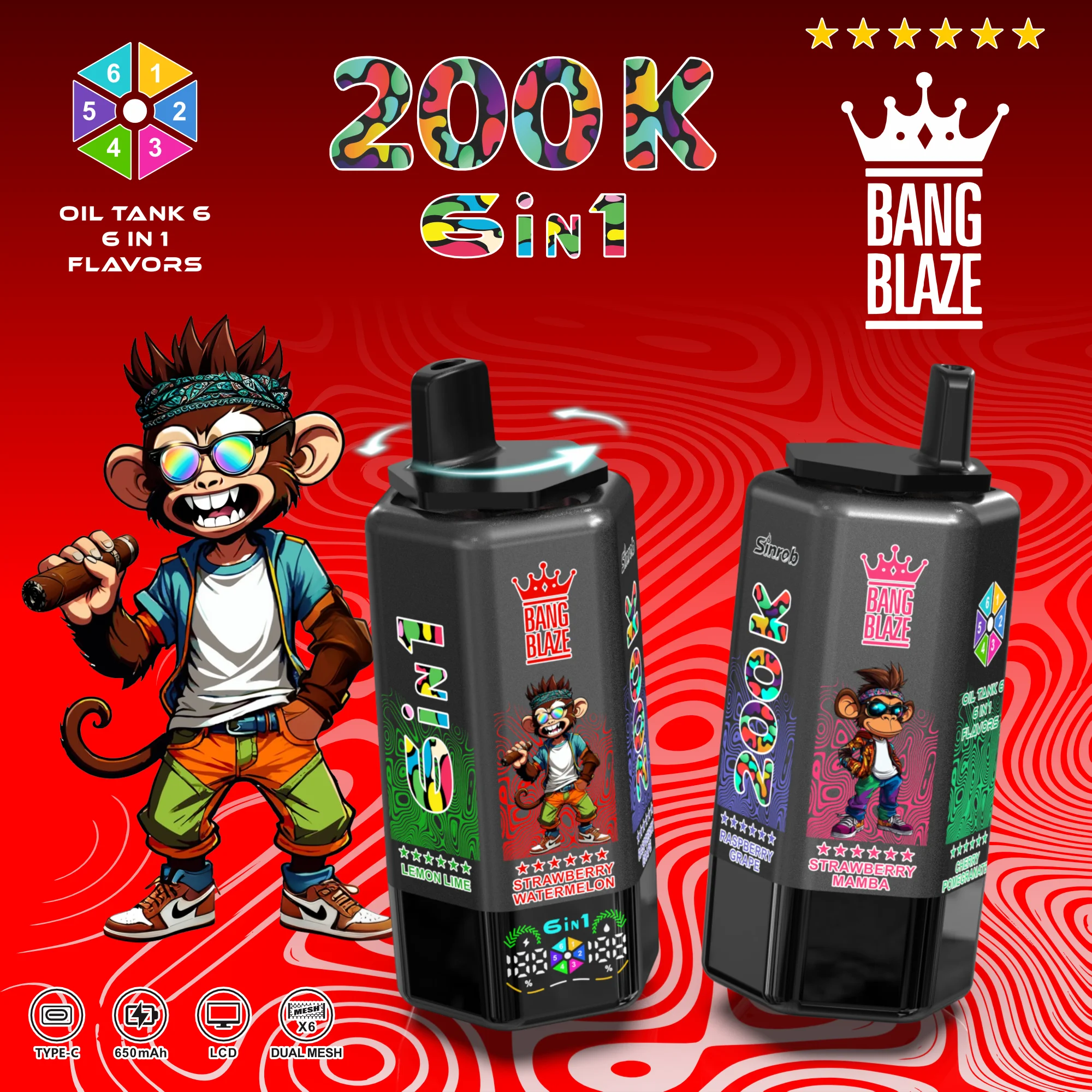 BANG BLAZE 200K Puffs – Bild 4
