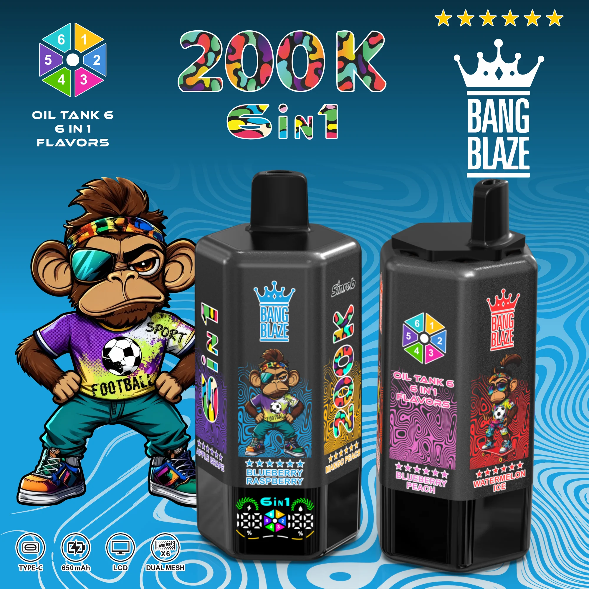 BANG BLAZE 200K Puffs – Bild 3