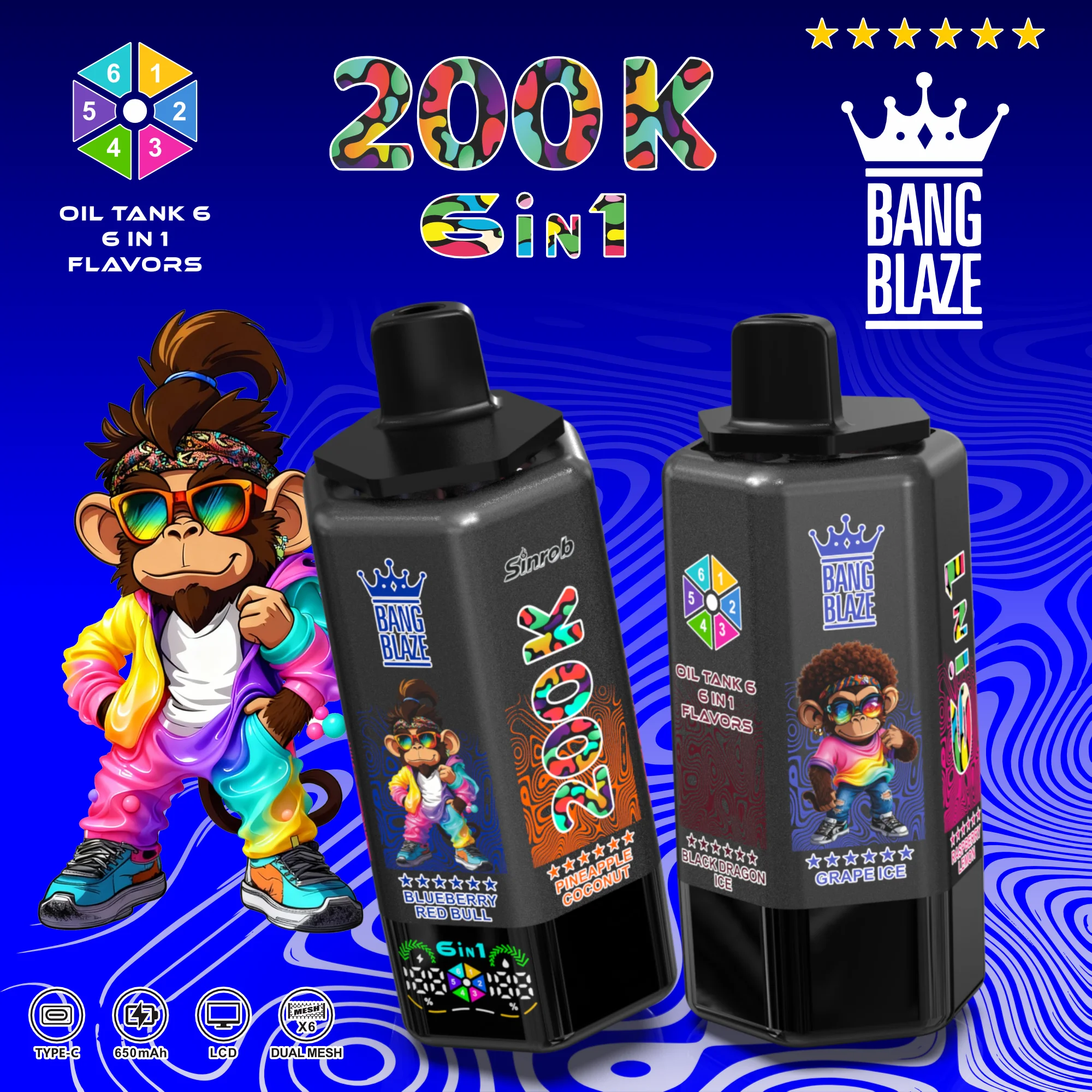 BANG BLAZE 200K Puffs – Bild 2