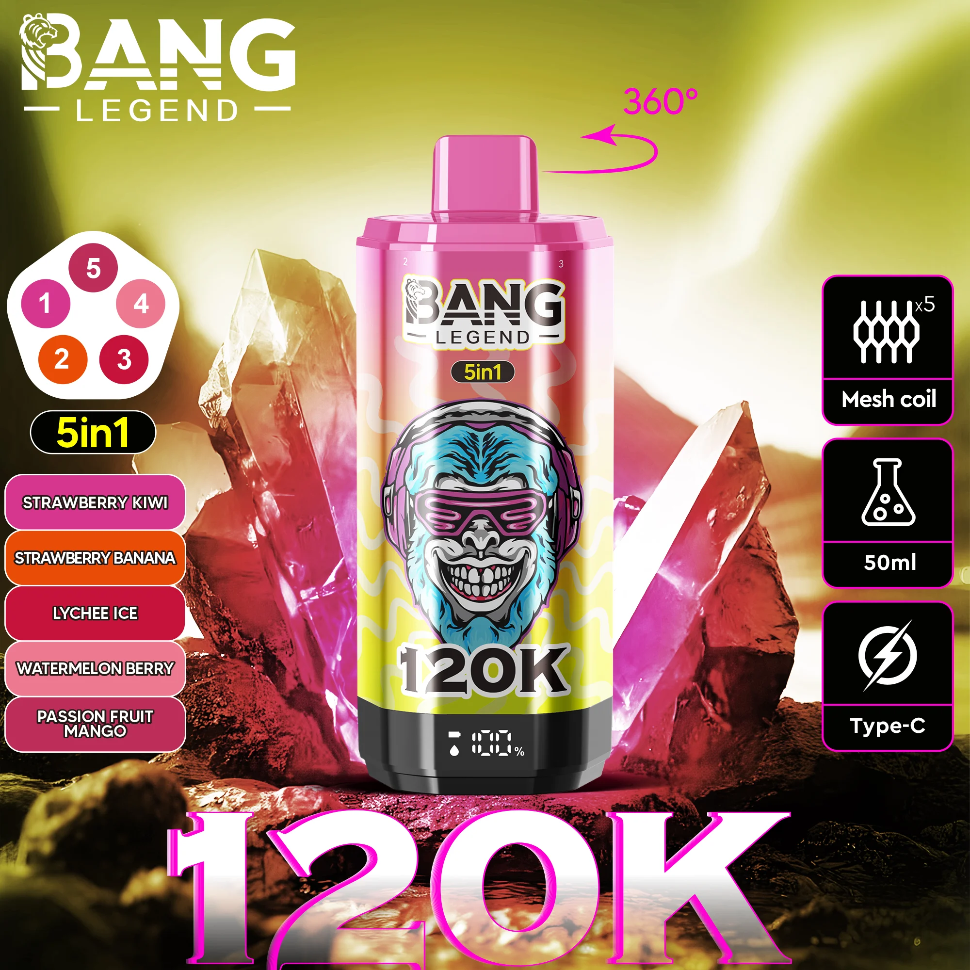 BANG LEGEND 120K Puffs – Bild 4