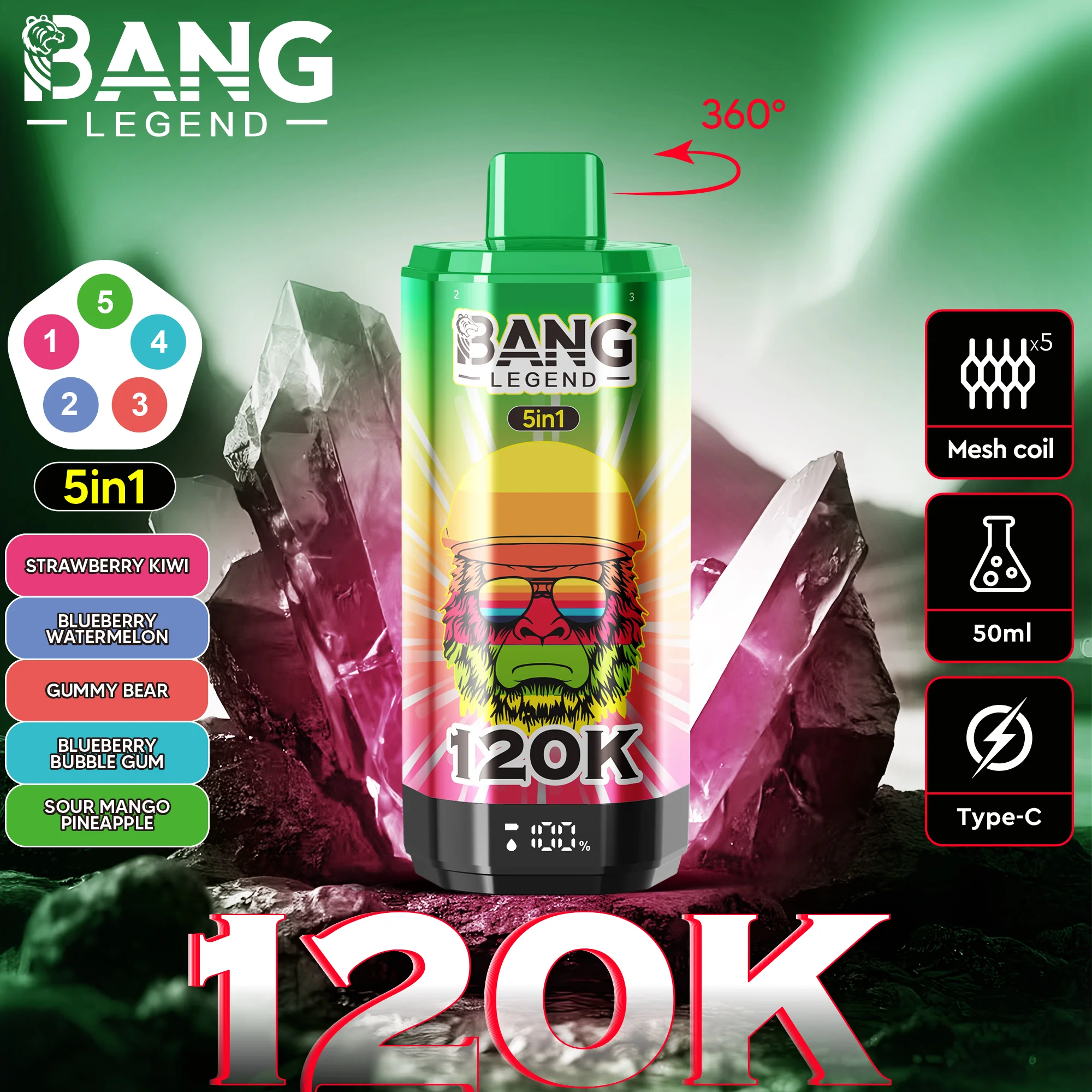 BANG LEGEND 120K Puffs – Bild 3