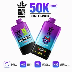 BANG KING 50K Vape – 50.000 Züge mit Mesh Coil & USB-C Akku