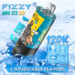 FIZZY MAX III PRO 120K Puffs Das bahnbrechende 6-in-1 Geschmacks Wunder