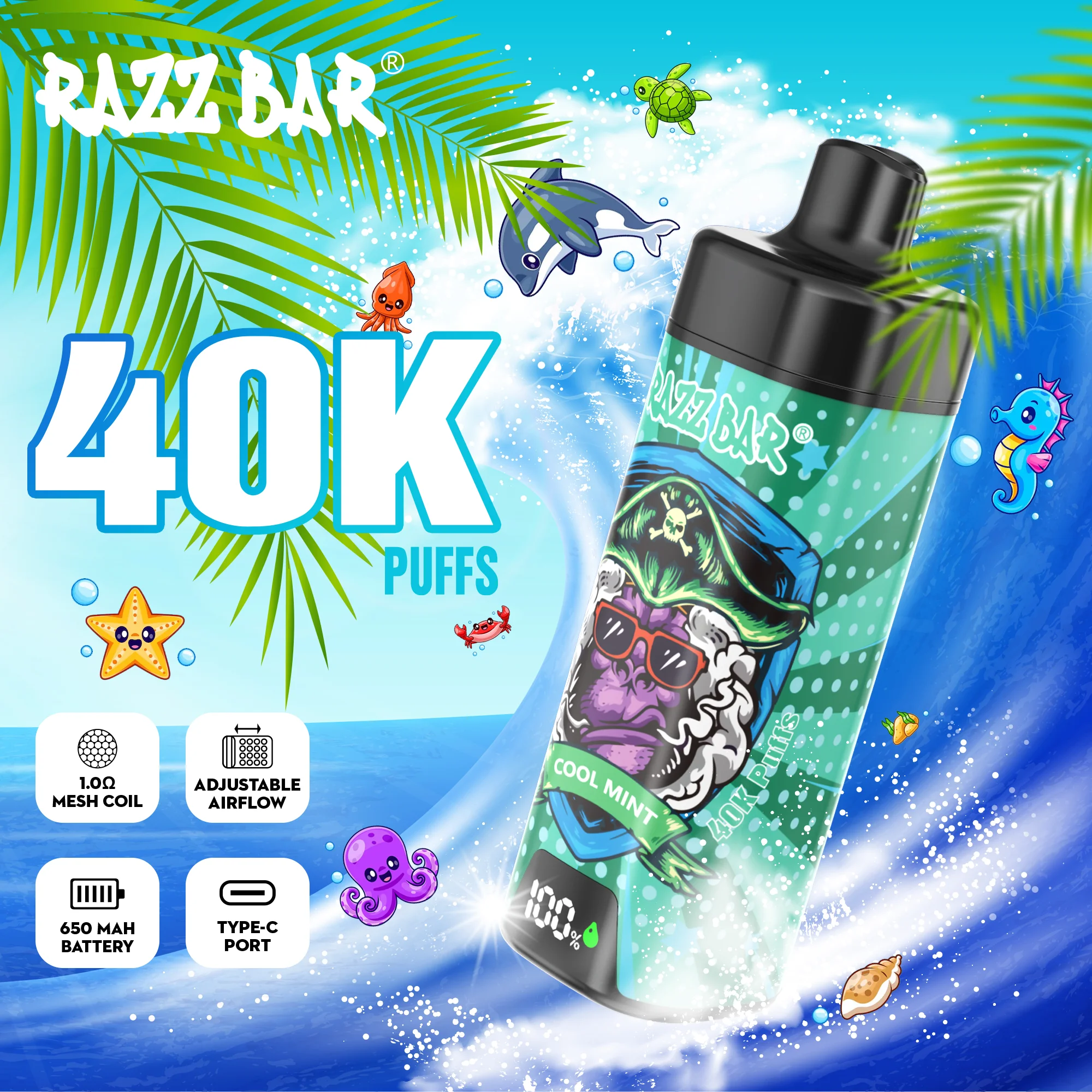 RAZZ BAR Screen 40K Puffs – Bild 6