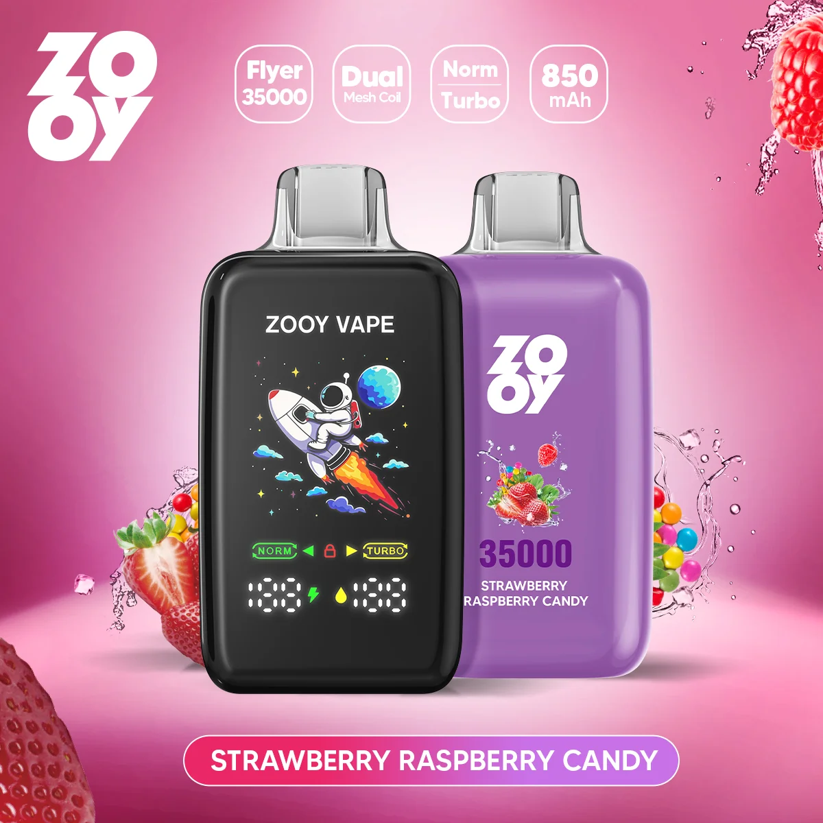 ZOOY FLYER 35K Puffs Die flexible Einweg-Vape mit zwei Dampfmodi – Bild 2