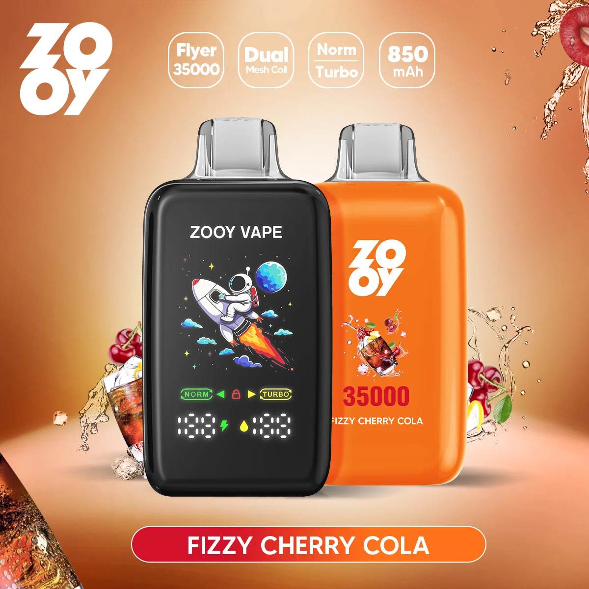 ZOOY FLYER 35K Puffs Die flexible Einweg-Vape mit zwei Dampfmodi – Bild 3