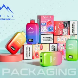 VHILL DAZZLE 50K Vape – 50.000 Züge Einweg E-Zigarette mit LCD Display & Airflow Control