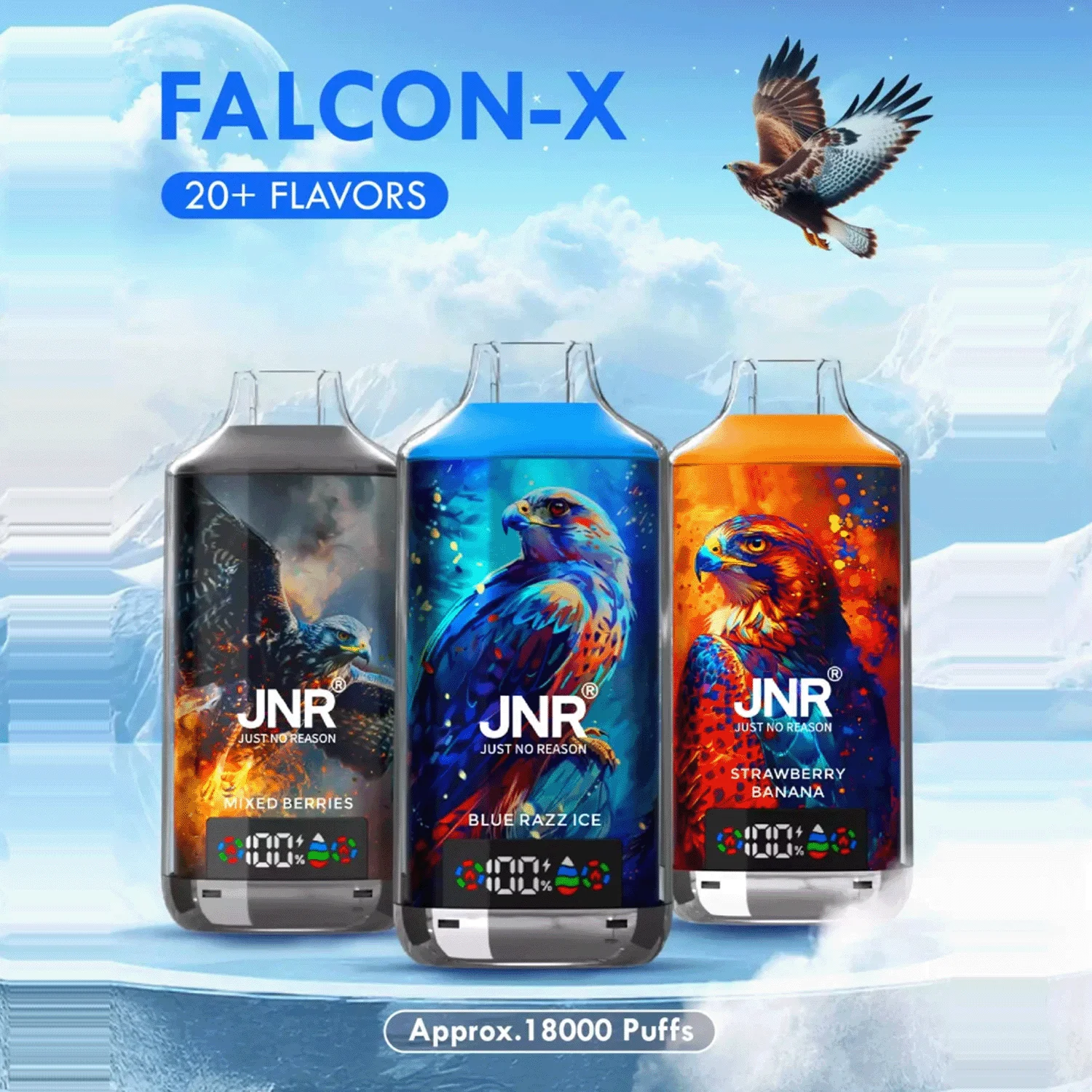 JNR Falcon X 18K Puffs