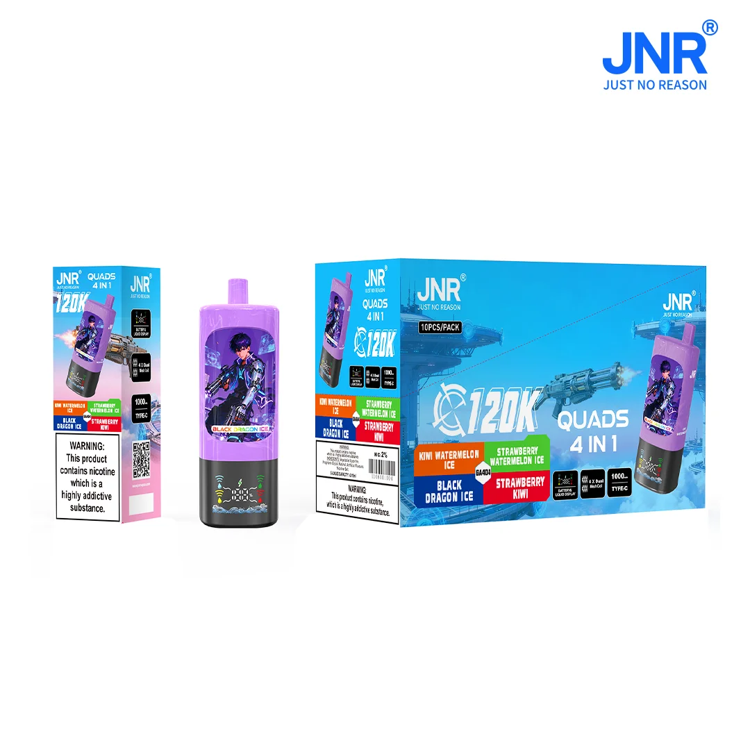 JNR QUADS 120K Puffs Die revolutionäre 4-in-1 Einweg-Vape – Bild 5