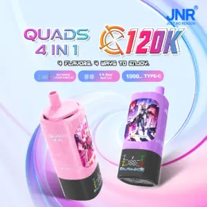 JNR QUADS 120K Puffs Die revolutionäre 4-in-1 Einweg-Vape