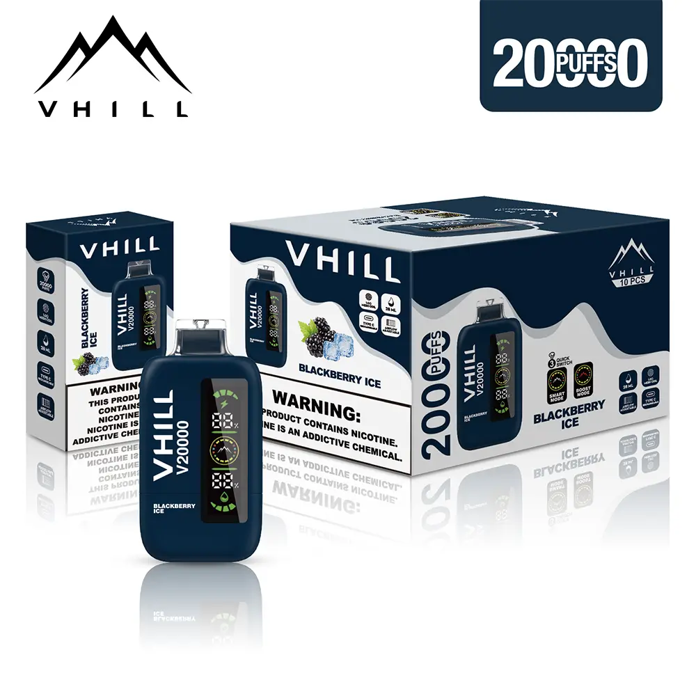 VHILL 20K Vape – 20.000 Züge Einweg E-Zigarette mit Mesh Coil & USB-C – Bild 4