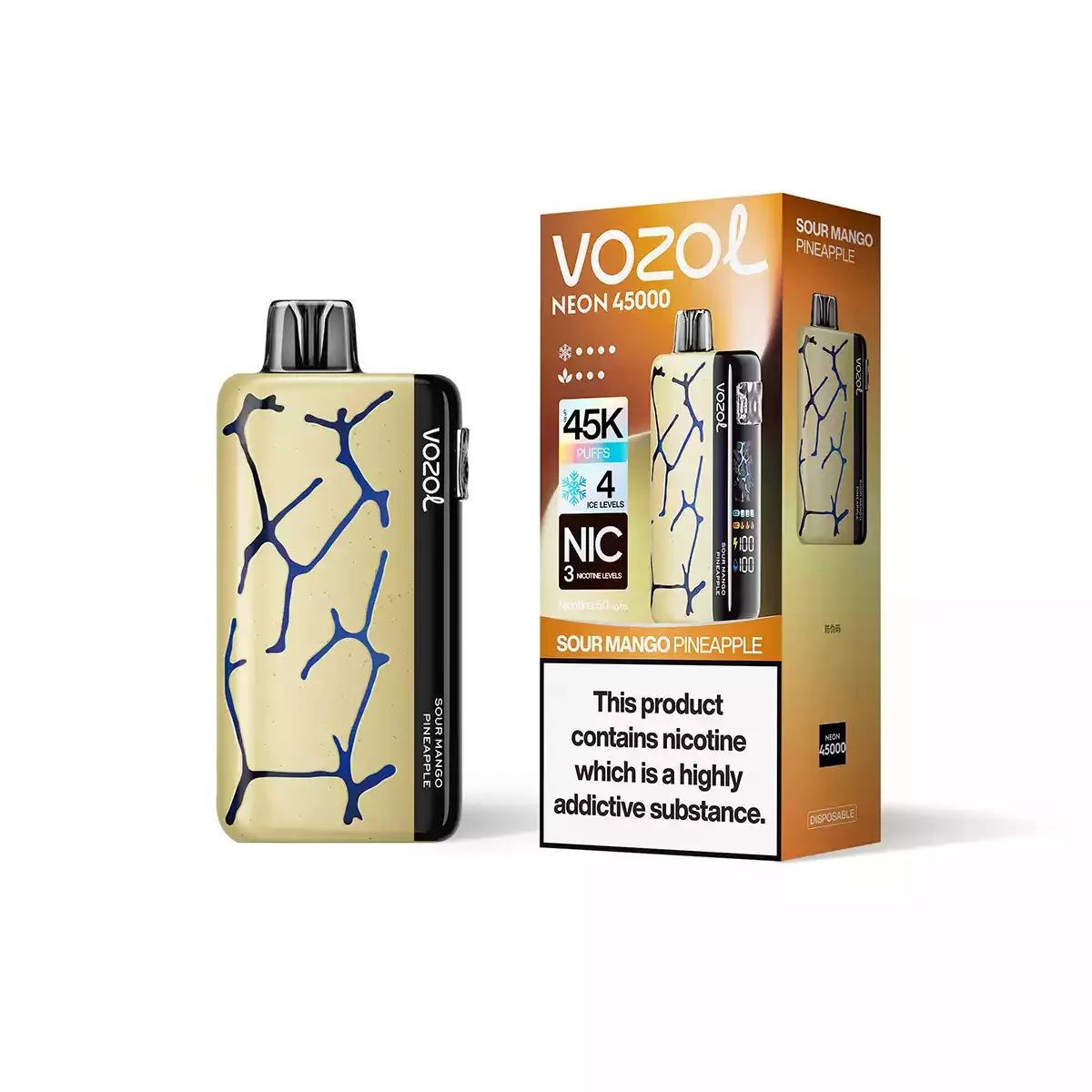 VOZOL NEON 45K Puffs – Bild 5