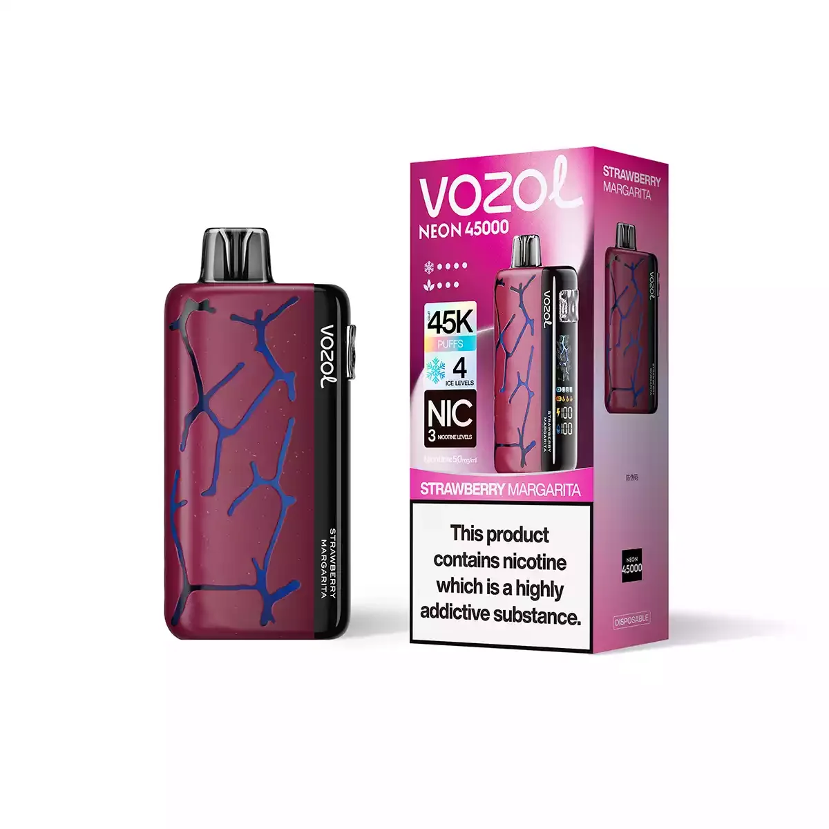 VOZOL NEON 45K Puffs – Bild 4