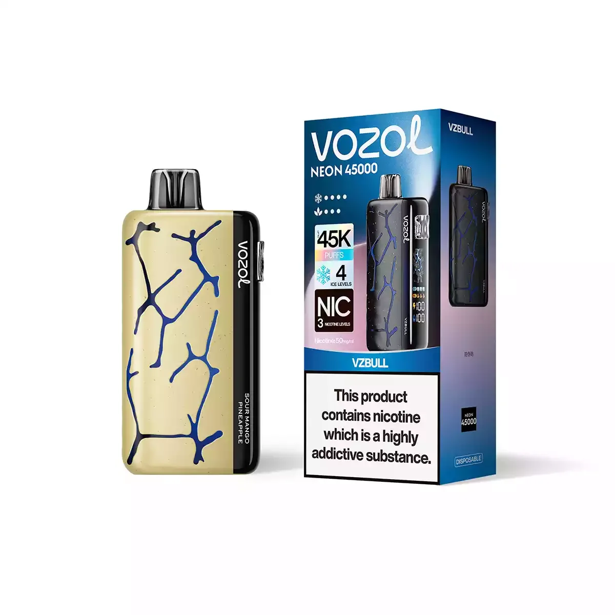 VOZOL NEON 45K Puffs – Bild 3
