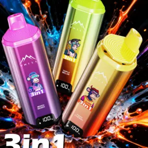 VHILL TRIPLE 90K Vape – 90.000 Züge 3-in-1 Einweg E-Zigarette mit Smart Display