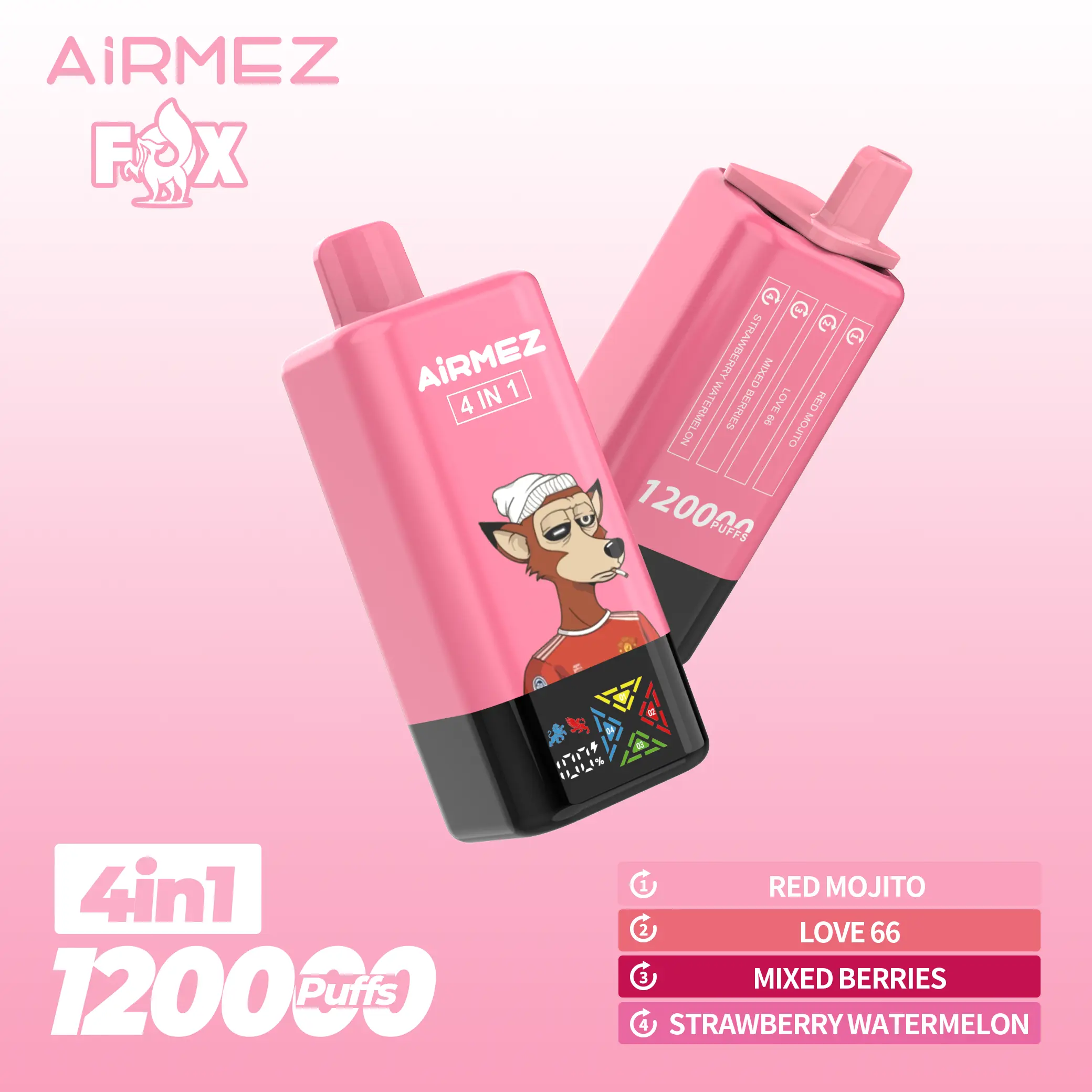 AIRMEZ FOX 120K 4IN1: Ultimative Geschmacksvielfalt mit 120.000 Zügen – Bild 4