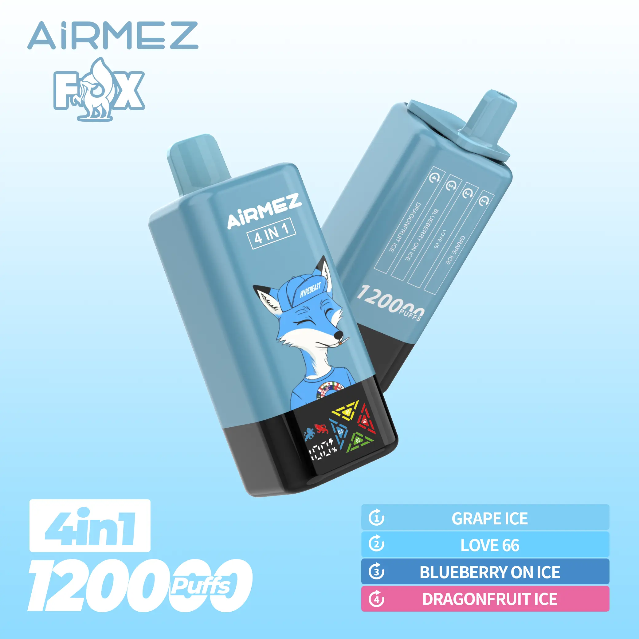 AIRMEZ FOX 120K 4IN1: Ultimative Geschmacksvielfalt mit 120.000 Zügen – Bild 5